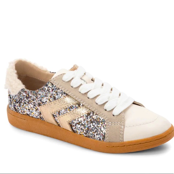 Dolce Vita Shoes - Dolce Vita Neo Plush Glitter Sneaker Size 7.5 NWOT